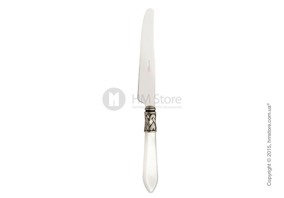 Набор столовых приборов Bugatti Aladdin коллекция Old-Silverplated Ring на 12 персон, 75 предметов, Transparent