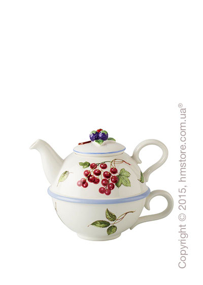 Чашка-чайник Villeroy & Boch коллекция Cottage Charm на 1 персону, 2 предмета