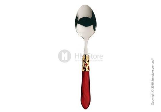 Набор столовых приборов Bugatti Aladdin коллекция Gold-plated Ring на 12 персон, 75 предметов, Burgundy