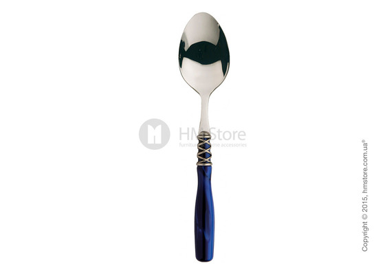 Набор столовых приборов Bugatti Arianna коллекция Old-Silverplated Ring на 12 персон, 75 предметов, Blue