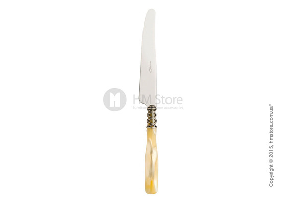 Набор столовых приборов Bugatti Arianna коллекция Old-Silverplated Ring на 12 персон, 75 предметов, Ivory