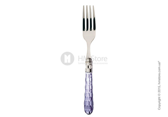 Набор столовых приборов Bugatti Cristallo коллекция Chromed Metal Ring на 12 персон, 75 предметов, Transparent blue