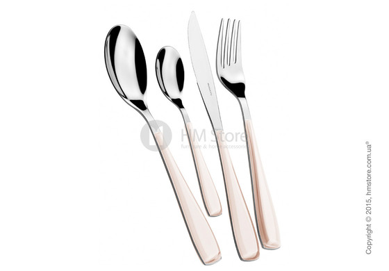 Набор столовых приборов Bugatti Essenza на 12 персон, 50 предметов, Ivory