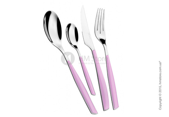 Набор столовых приборов Bugatti Glamour на 12 персон, 50 предметов, Lillac