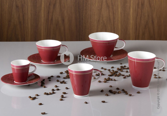 Чашка Villeroy & Boch коллекция Caffè Club Uni 350 мл, Berry