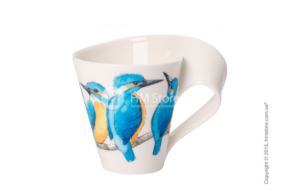 Чашка Villeroy & Boch коллекция New Wave, серия Animals of the World 300 мл, Eisvogel Чашка Villeroy & Boch коллекция New Wave, серия Animals of the World 300 мл, Eisvogel