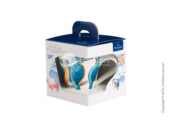 Чашка Villeroy & Boch коллекция New Wave, серия Animals of the World 300 мл, Eisvogel Чашка Villeroy & Boch коллекция New Wave, серия Animals of the World 300 мл, Eisvogel