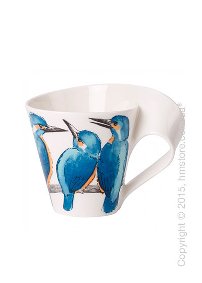 Чашка Villeroy & Boch коллекция New Wave, серия Animals of the World 250 мл, Eisvogel