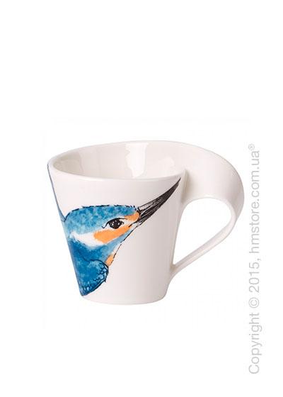 Чашка для эспрессо Villeroy & Boch коллекция New Wave, серия Animals of the World 80 мл, Eisvogel