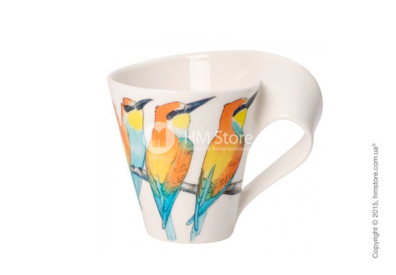 Чашка Villeroy & Boch коллекция New Wave, серия Animals of the World 300 мл, Bienenfresser