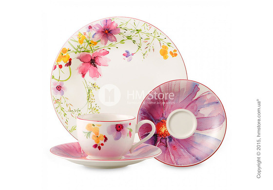 Кофейный сервиз для эспрессо Villeroy & Boch коллекция Mariefleur Basic на 6 персон, 18 предметов