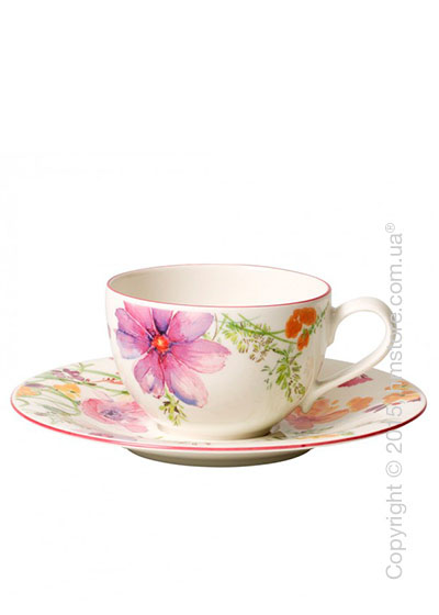 Чашка с блюдцем Villeroy & Boch коллекция Mariefleur Basic 390 мл