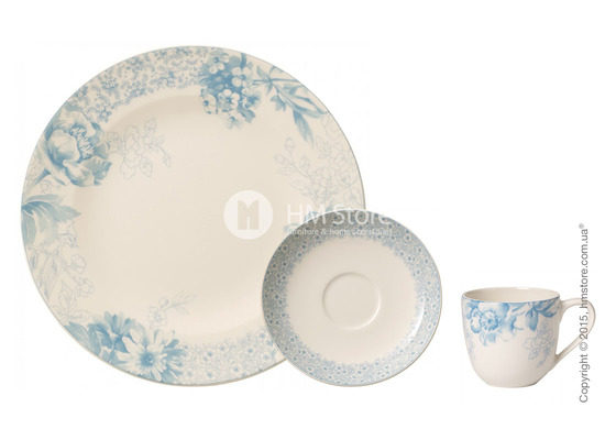 Кофейный сервиз Villeroy & Boch коллекция Floreana на 6 персон, 18 предметов, Blue