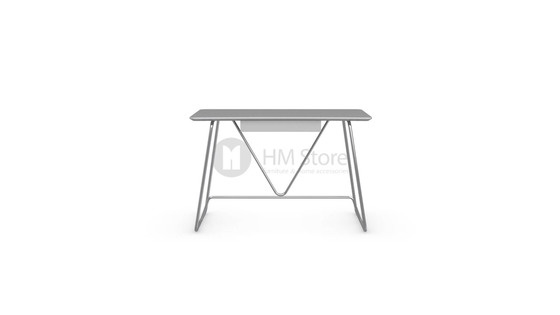 Стол Calligaris Duke Desk, Metal chromed and Finish glossy white