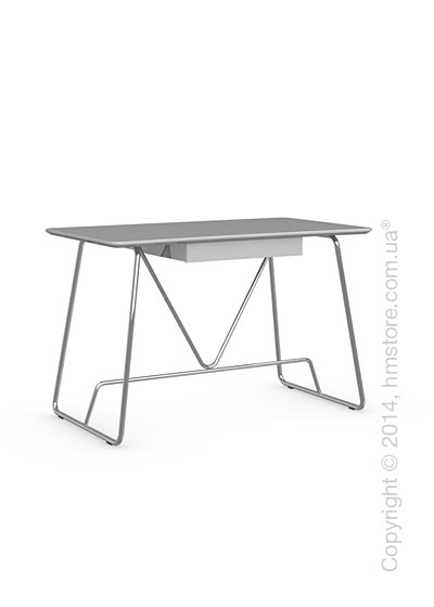 Стол Calligaris Duke Desk, Metal chromed and Finish glossy white