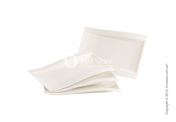 Набор тарелок Villeroy & Boch коллекция New Wave, 4 предмета