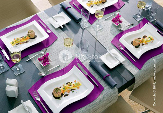 Набор тарелок Villeroy & Boch коллекция New Wave, 4 предмета