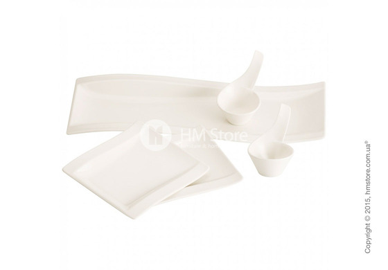 Набор тарелок Villeroy & Boch коллекция New Wave, 5 предметов