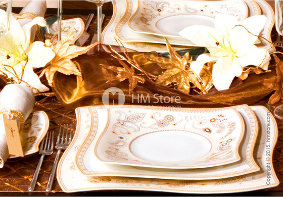 Набор тарелок Villeroy & Boch коллекция Samarah на 6 персон, 12 предметов