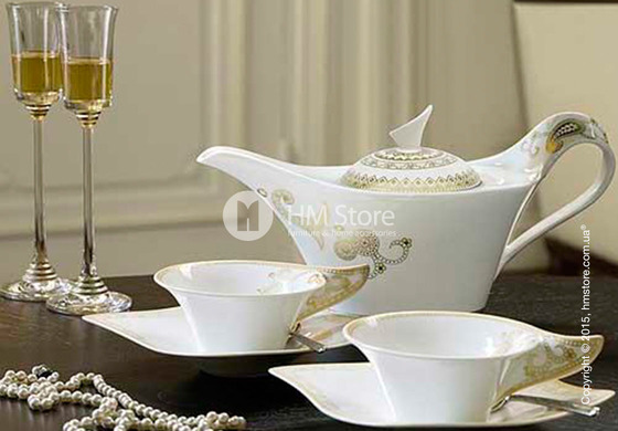 Чайный сервиз Villeroy & Boch коллекция Samarah на 6 персон, 15 предметов