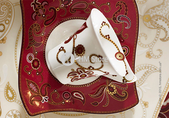 Чашка для эспрессо с блюдцем Villeroy & Boch коллекция Samarah, Purpur