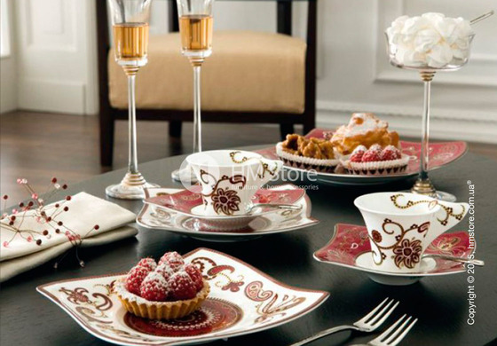 Тарелка пирожковая Villeroy & Boch коллекция Samarah, Purpur Тарелка пирожковая Villeroy & Boch коллекция Samarah, Purpur