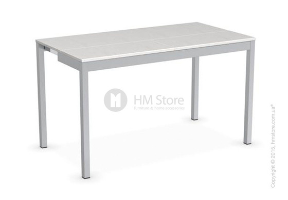 Стол Calligaris Snap Consolle, Extending console table, Melamine multistripe silk and Metal satin steel