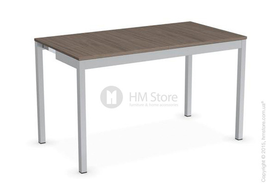Стол Calligaris Snap Consolle, Extending console table, Melamine deco nougat and Metal satin steel Стол Calligaris Snap Consolle, Extending console table, Melamine deco nougat and Metal satin steel