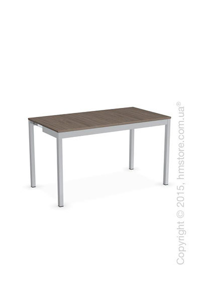 Стол Calligaris Snap Consolle, Extending console table, Melamine deco nougat and Metal satin steel