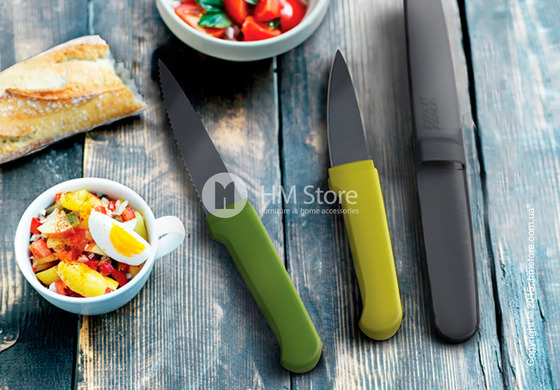 Набор ножей Joseph Joseph Twin Slice, Green