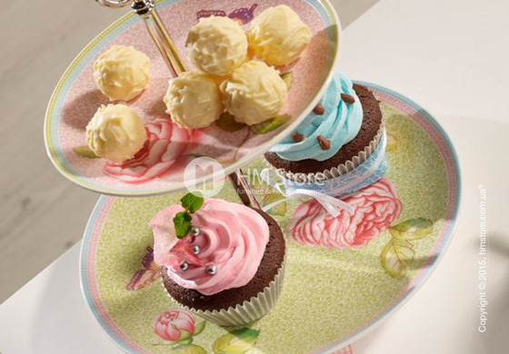 Блюдо для подачи двухъярусное Villeroy & Boch коллекция Rose Cottage