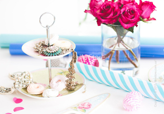 Блюдо для подачи двухъярусное Villeroy & Boch коллекция Rose Cottage