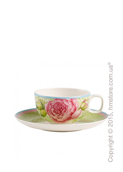 Чашка с блюдцем Villeroy & Boch коллекция Rose Cottage, Green