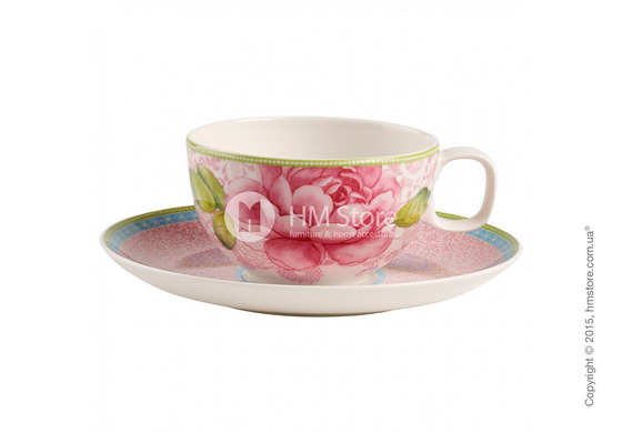 Чашка с блюдцем Villeroy & Boch коллекция Rose Cottage, Pink. Купить