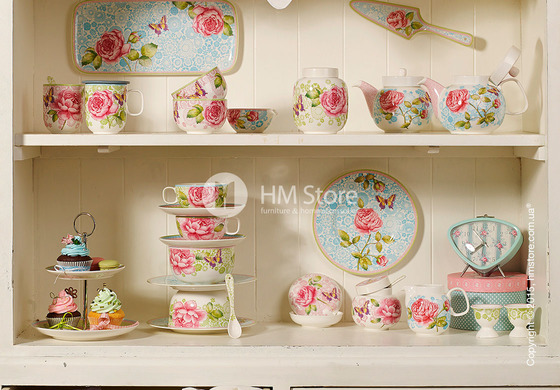 Пиала с крышкой Villeroy & Boch коллекция Rose Cottage