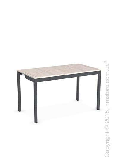 Стол Calligaris Snap Consolle, Extending console table, Melamine deco pearl and Metal matt grey