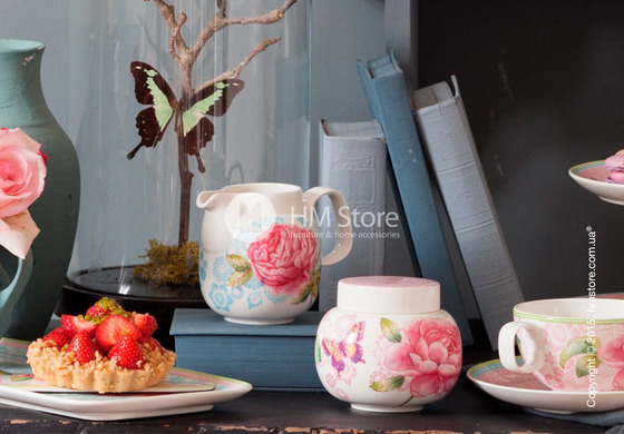 Сахарница Villeroy & Boch коллекция Rose Cottage