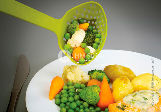 Шумовка Joseph Joseph Scoop Straining Ladle, Black