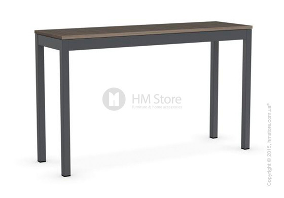 Стол Calligaris Snap Consolle, Extending console table, Melamine deco nougat and Metal matt grey