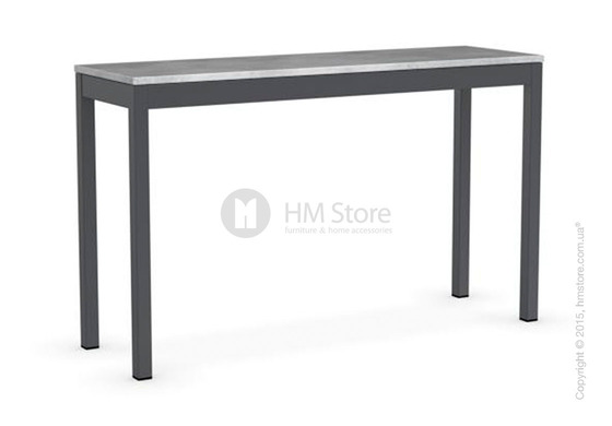 Стол Calligaris Snap Consolle, Extending console table, Melamine beton grey and Metal matt grey Стол Calligaris Snap Consolle, Extending console table, Melamine beton grey and Metal matt grey