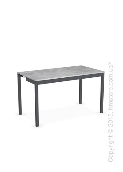 Стол Calligaris Snap Consolle, Extending console table, Melamine beton grey and Metal matt grey