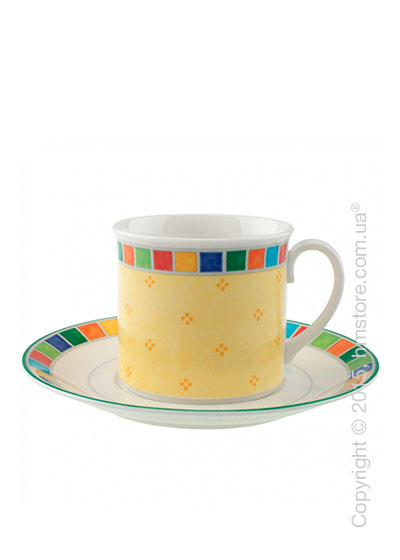 Чашка с блюдцем Villeroy & Boch коллекция Twist Alea 300 мл, Limone