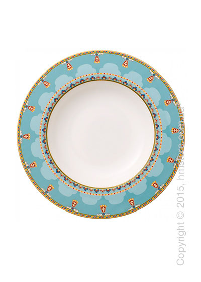 Тарелка столовая глубокая Villeroy & Boch коллекция Samarkand, Aquamarin