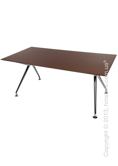 Стол Wagner W-Table 2200х1100 мм, Коричневое матовое стекло
