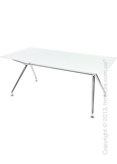 Стол Wagner W-Table 2200х1100 мм, Белое матовое стекло