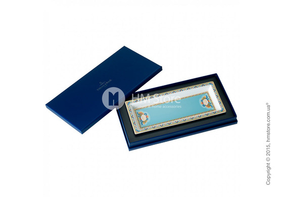 Тарелка Villeroy & Boch коллекция Samarkand, 25x10 см, Aquamarin