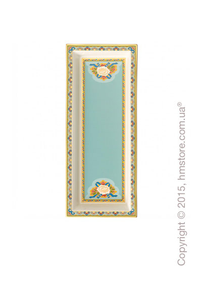 Тарелка Villeroy & Boch коллекция Samarkand, 25x10 см, Aquamarin