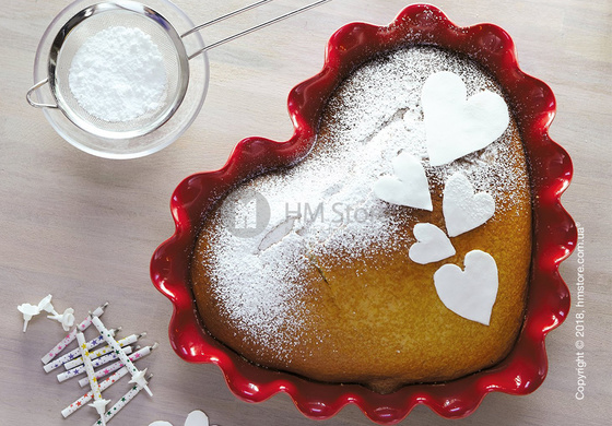 Форма для выпечки керамическая 33x28,5 см Emile Henry Bakeware, Burgundy Форма для выпечки керамическая 33x28,5 см Emile Henry Bakeware, Burgundy