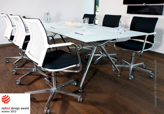 Стол Wagner W-Table 2200х1100 мм, Матовое стекло