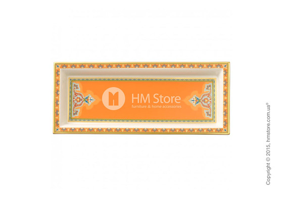 Тарелка Villeroy & Boch коллекция Samarkand, 25x10 см,  Mandarin